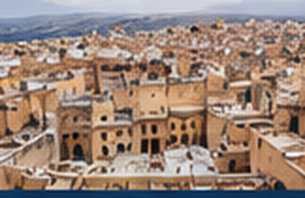Fez, Morocco — Traditional medina and rooftops