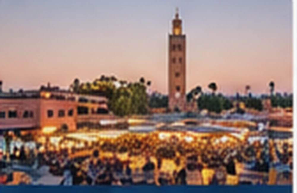 Marrakech, Morocco — Historic medina and city life