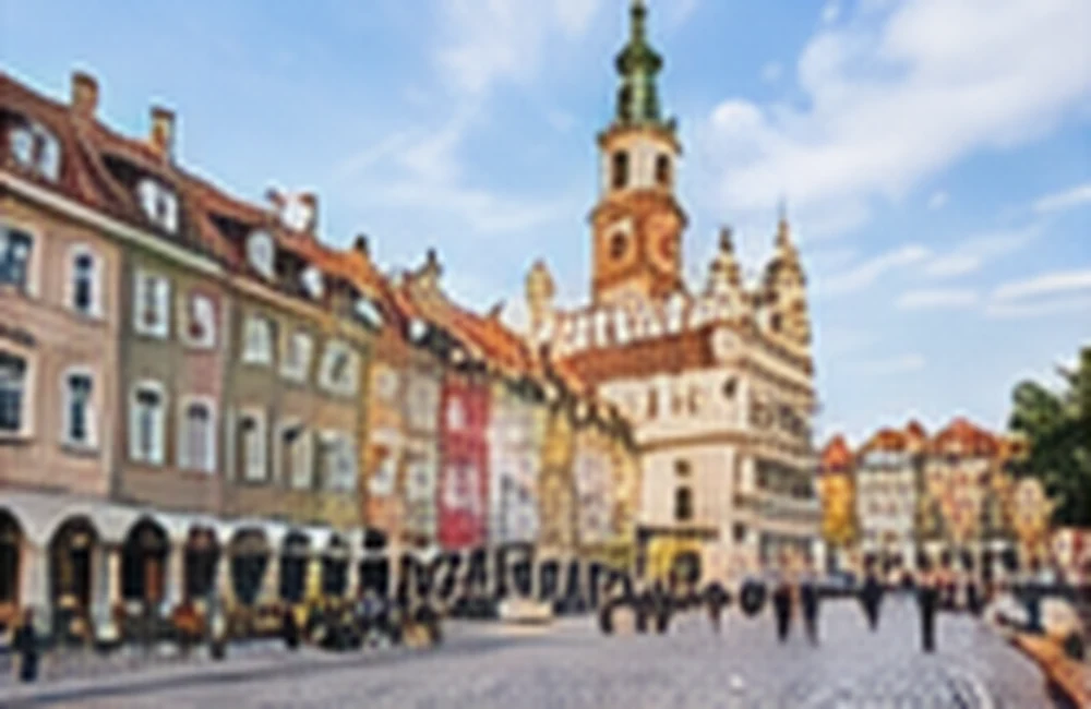 Poznań, Poland — Old Market Square and town hall